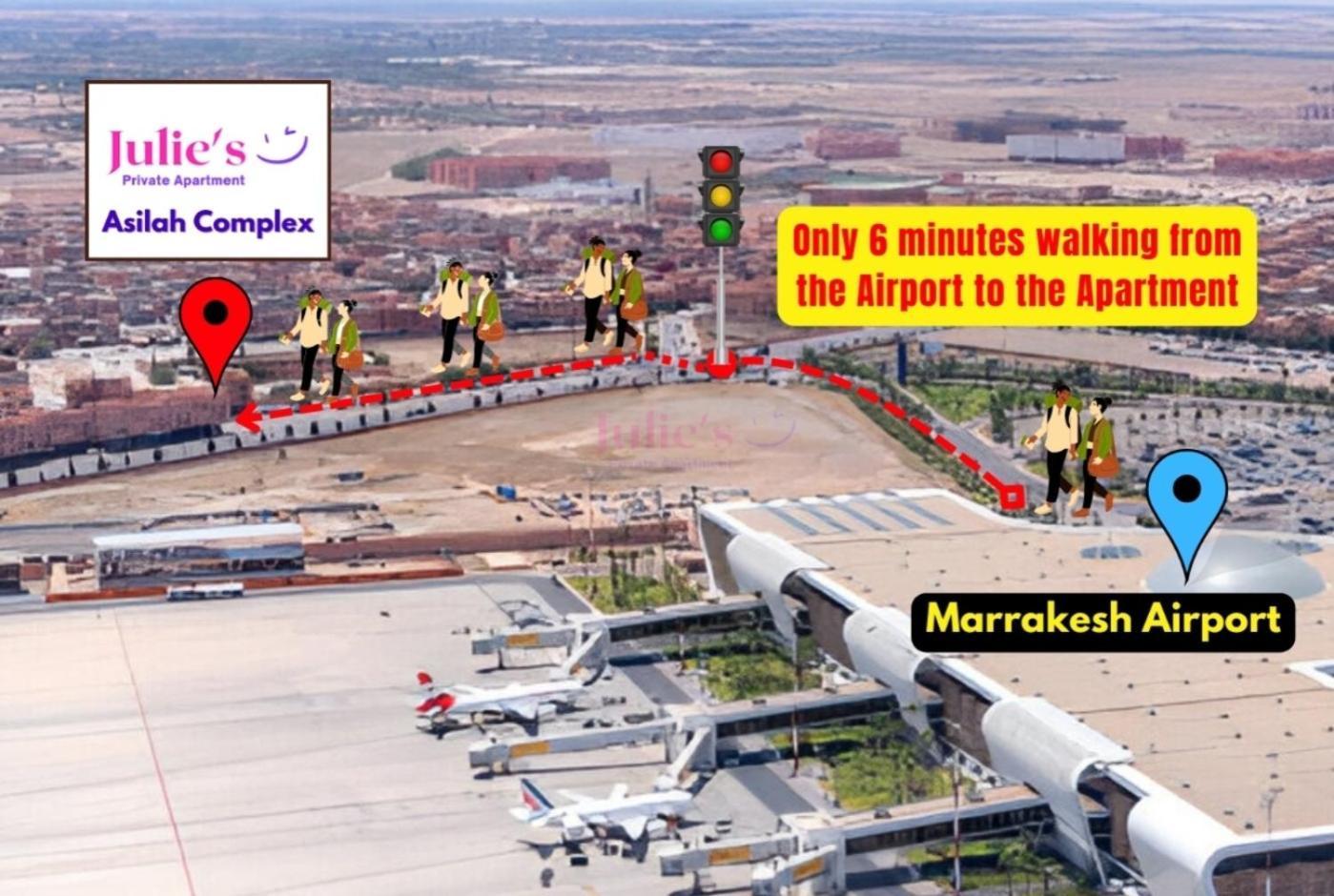 Julie Airport Marrakech Apartments Μαρακές Εξωτερικό φωτογραφία